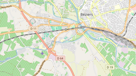 Carte de localisation de l'évènement