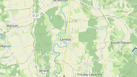 Carte de localisation de l'évènement