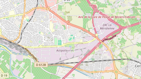 Carte de localisation de l'évènement