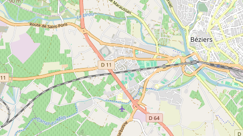 Carte de localisation de l'évènement