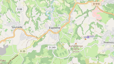 Carte de localisation de l'évènement