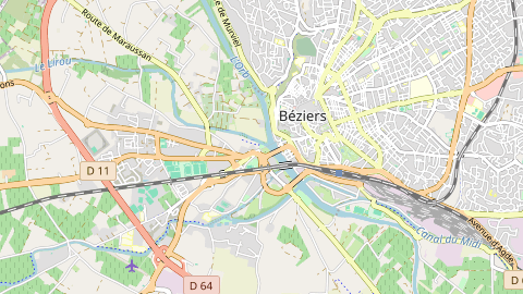 Carte de localisation de l'évènement