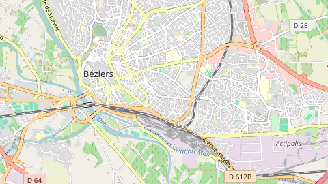 Carte de localisation de l'évènement