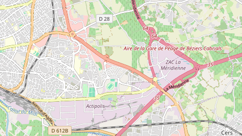 Carte de localisation de l'évènement