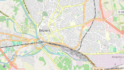 Carte de localisation de l'évènement