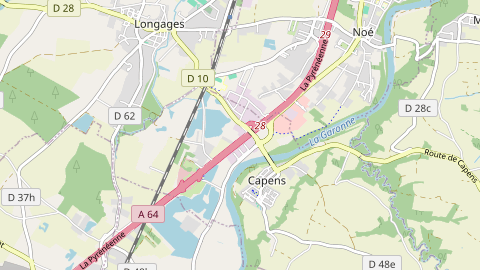 Carte de localisation de l'évènement