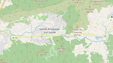 Carte de localisation de l'évènement