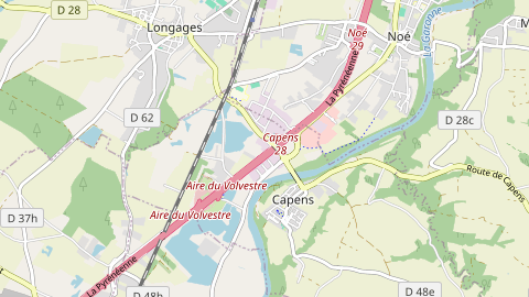 Carte de localisation de l'évènement