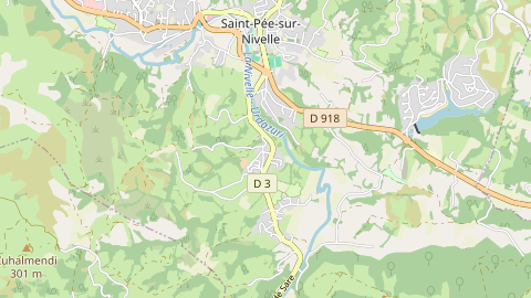 Carte de localisation de l'évènement