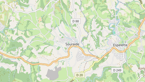 Carte de localisation de l'évènement