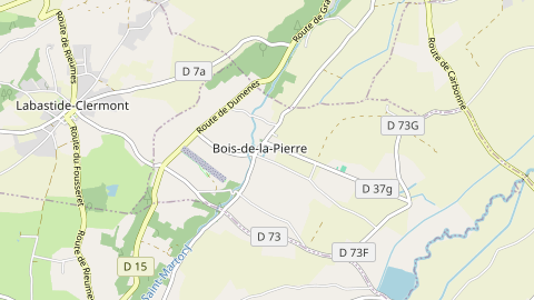 Carte de localisation de l'évènement