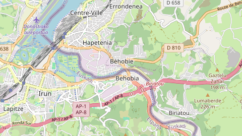 Carte de localisation de l'évènement