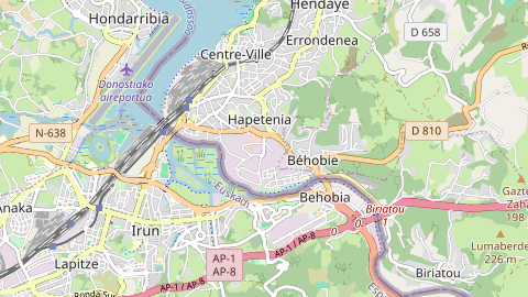 Carte de localisation de l'évènement