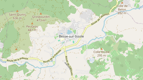 Carte de localisation de l'évènement