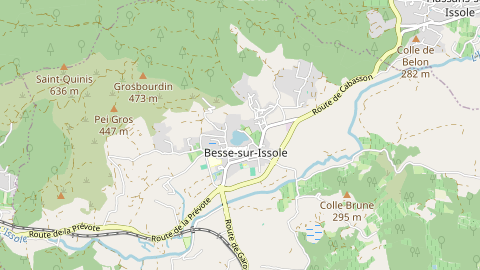 Carte de localisation de l'évènement