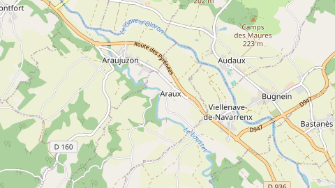 Carte de localisation de l'évènement
