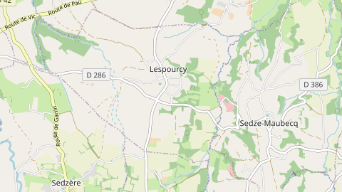 Carte de localisation de l'évènement