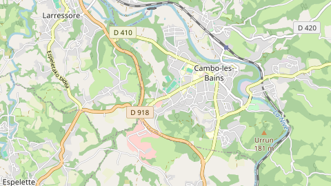 Carte de localisation de l'évènement