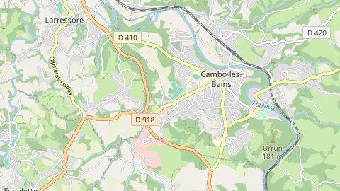Carte de localisation de l'évènement