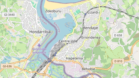 Carte de localisation de l'évènement