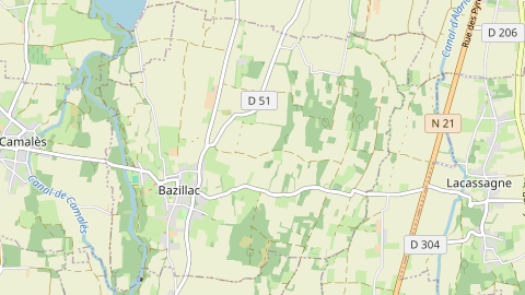 Carte de localisation de l'évènement