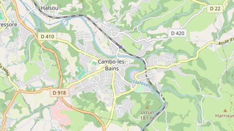 Carte de localisation de l'évènement