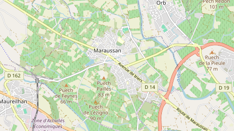 Carte de localisation de l'évènement