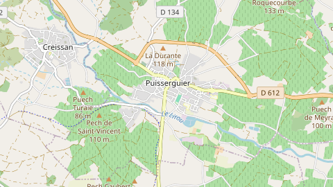 Carte de localisation de l'évènement