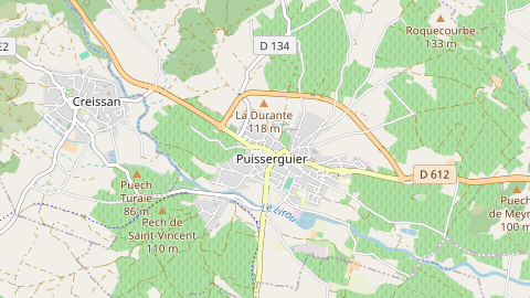 Carte de localisation de l'évènement