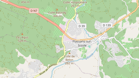 Carte de localisation de l'évènement