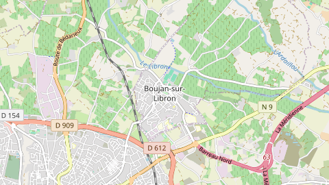 Carte de localisation de l'évènement