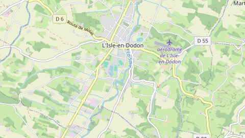 Carte de localisation de l'évènement