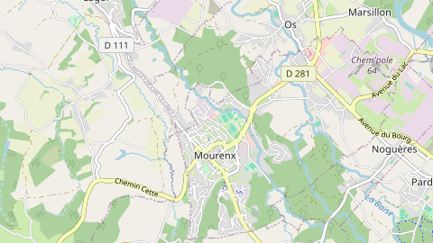 Carte de localisation de l'évènement