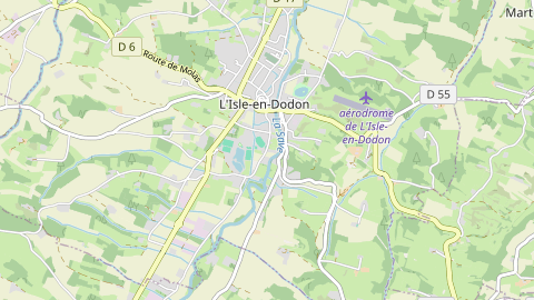 Carte de localisation de l'évènement