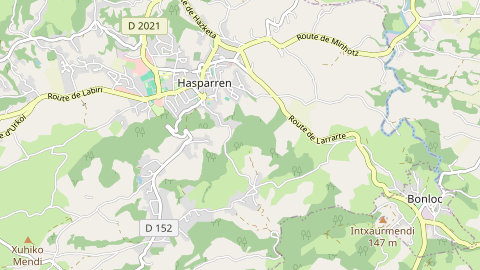 Carte de localisation de l'évènement