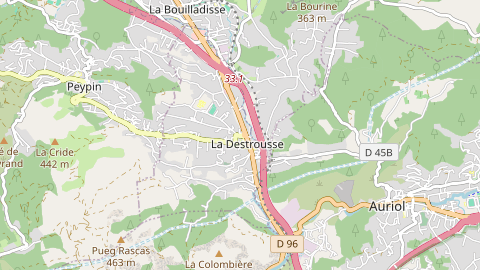 Carte de localisation de l'évènement