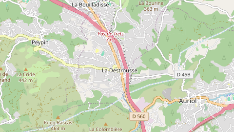 Carte de localisation de l'évènement