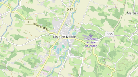 Carte de localisation de l'évènement