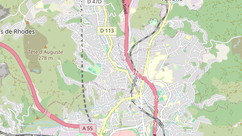 Carte de localisation de l'évènement