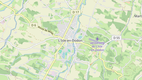 Carte de localisation de l'évènement