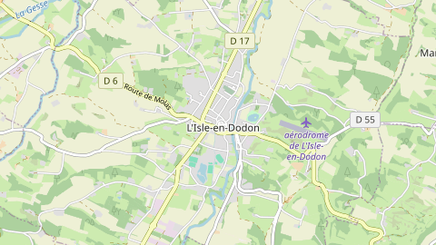 Carte de localisation de l'évènement