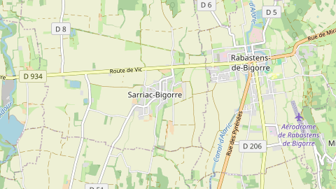 Carte de localisation de l'évènement