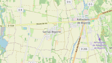 Carte de localisation de l'évènement