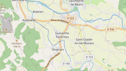 Carte de localisation de l'évènement