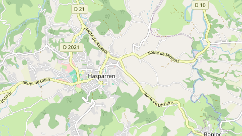 Carte de localisation de l'évènement