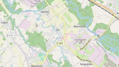 Carte de localisation de l'évènement