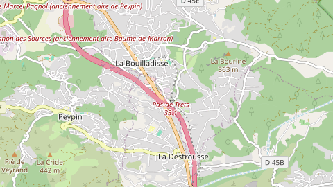 Carte de localisation de l'évènement