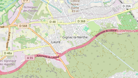Carte de localisation de l'évènement