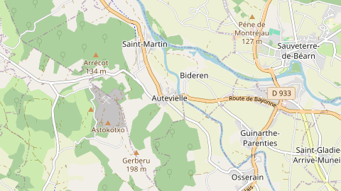 Carte de localisation de l'évènement