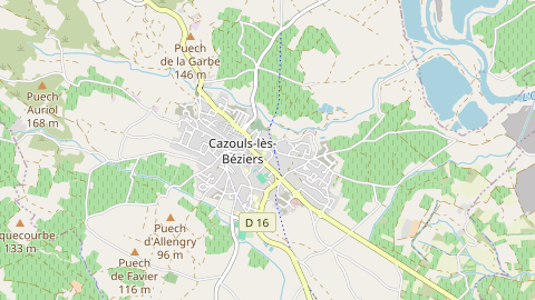 Carte de localisation de l'évènement